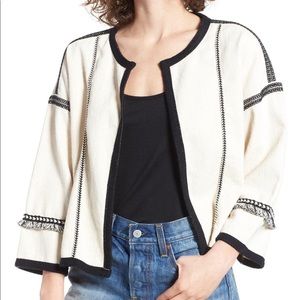 Moon River Fringe Trim Jacket